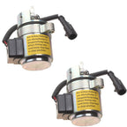 2X 12V Fuel Shut Off Solenoid 04272956 Fits Bobcat 6686715 Deutz Replacement