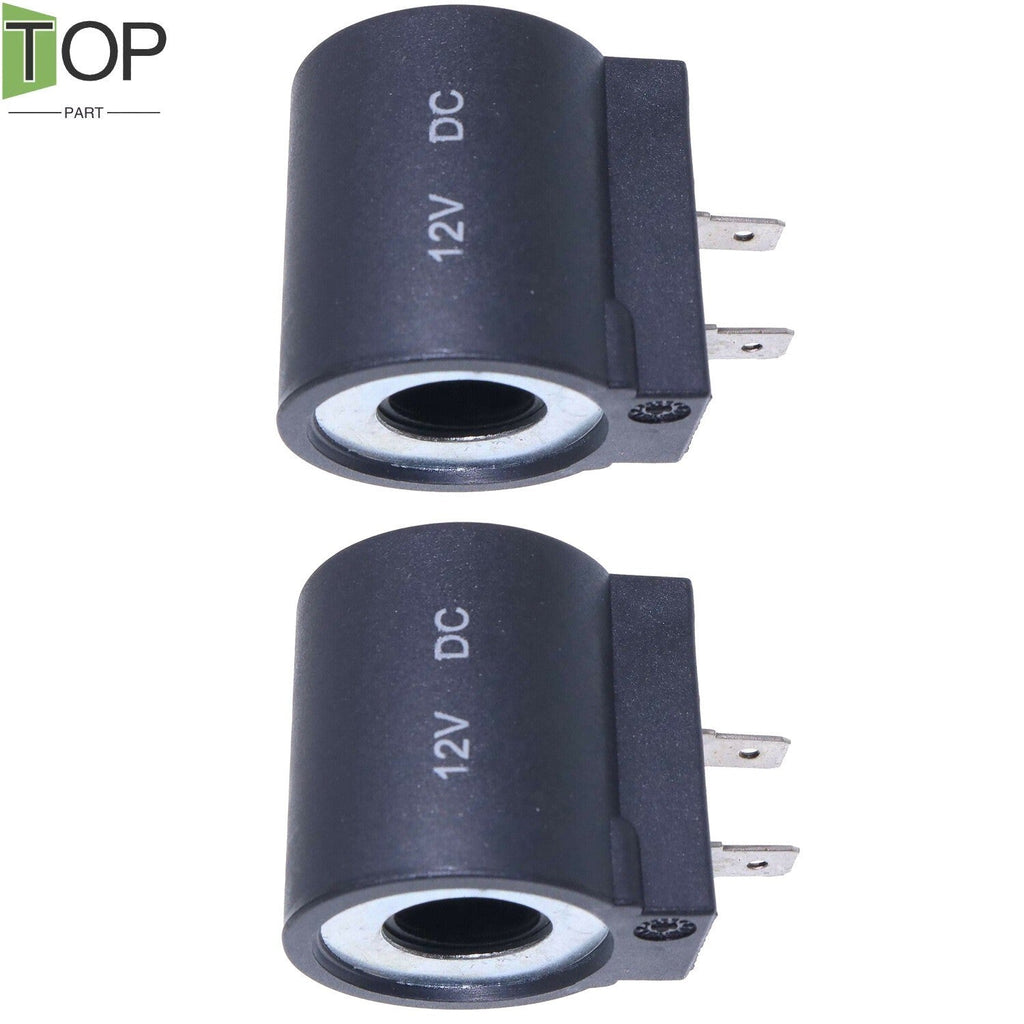 2X 12V DC Solenoid Valve Coil 2 Spade Connector for Genie 103613 6301012