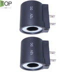 2X 12V DC Solenoid Valve Coil 2 Spade Connector for Genie 103613 6301012