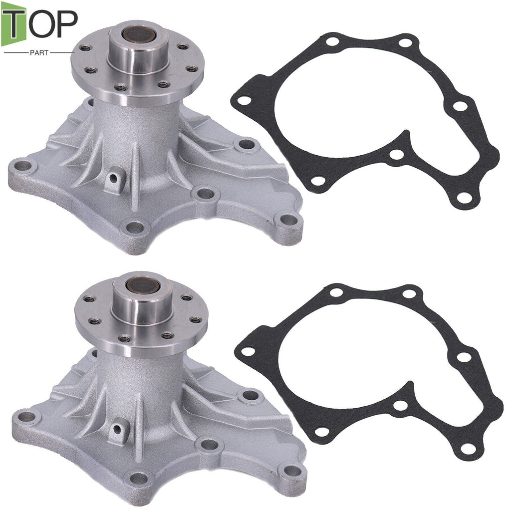 2X Water Pump 8-94310-251-0 for Isuzu 4JA1 4JB1 4JB1T 4JG1 4JG2 Bobcat