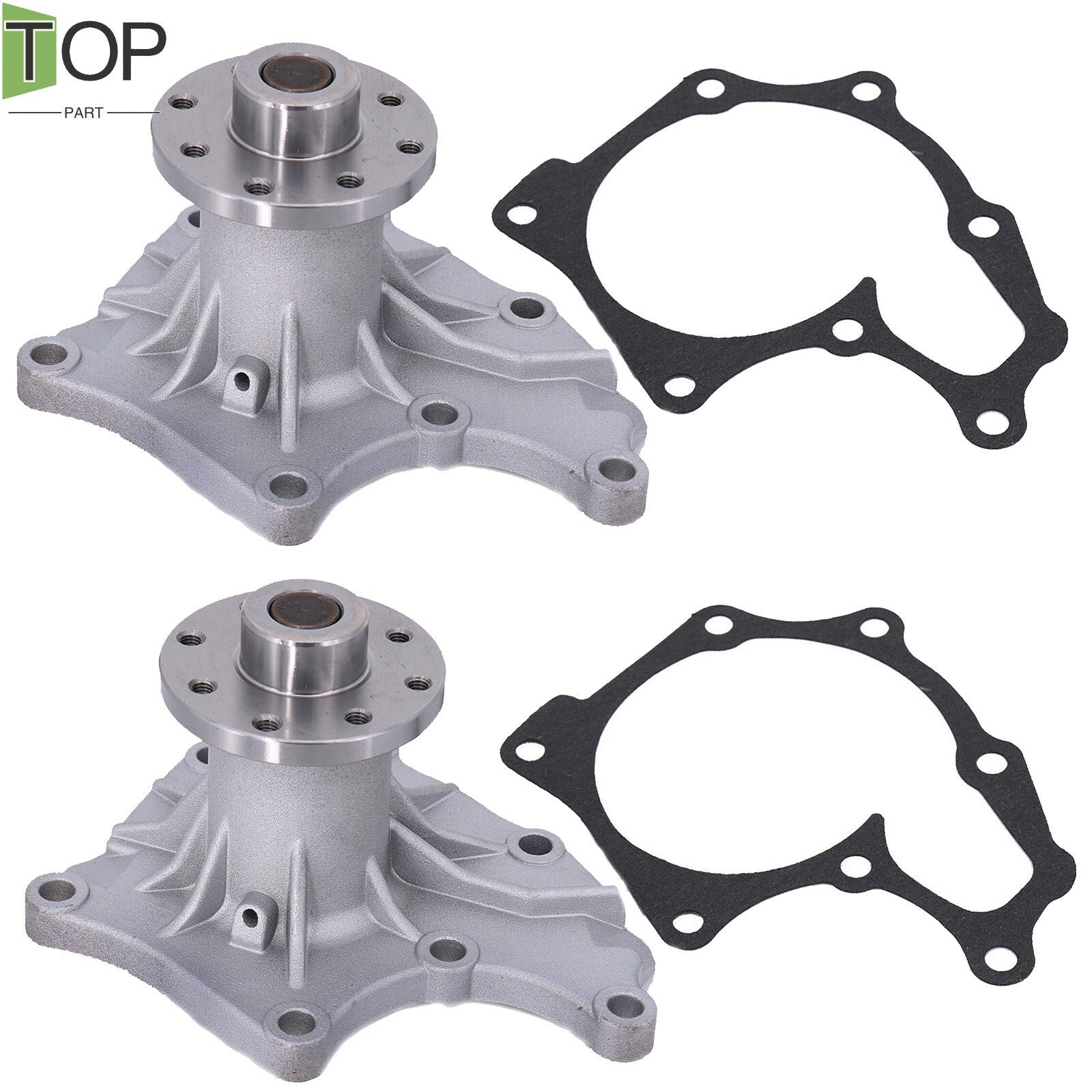 2X Water Pump 8-94310-251-0 for Isuzu 4JA1 4JB1 4JB1T 4JG1 4JG2 Bobcat