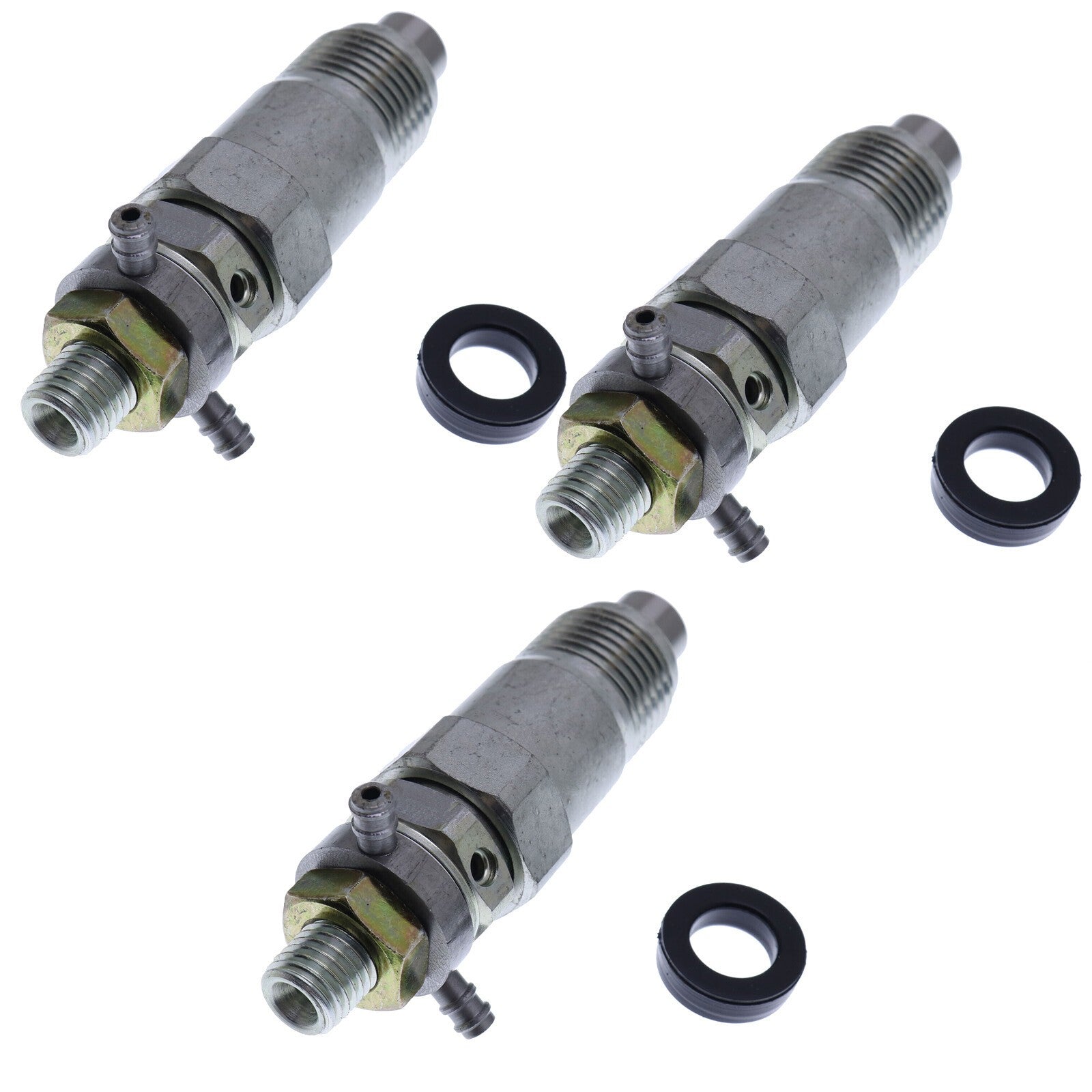 3X Fuel Injectors 70000-65208 15271-53000 for Kubota D750 D850 D950 Engine