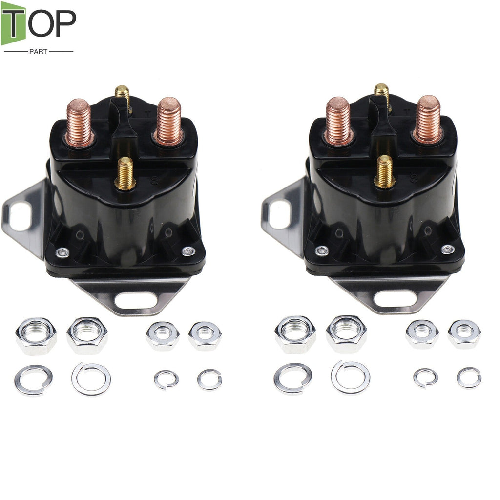 2X RE164448 Starter Relay for John Deere 1530 2030 2040 2155 2240 2355N 2555+