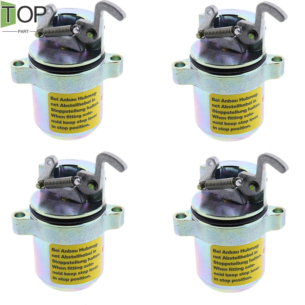 4X Fuel Shut Off Solenoid 6686715 for Bobcat 863 864 873 883 Skid Steer Loaders