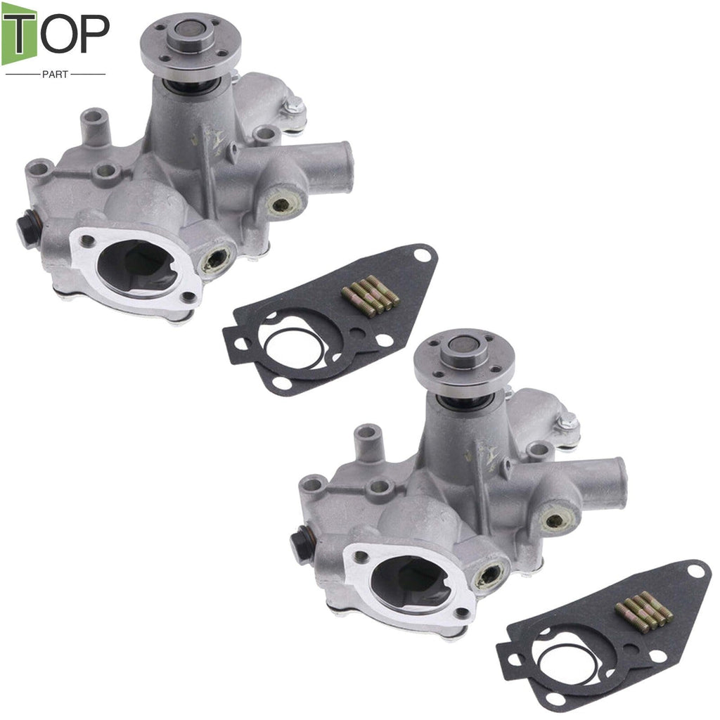 2X Water Pump for Yanmar F195 FX195 F235 FX235 F255 129107-42002 129150-42000