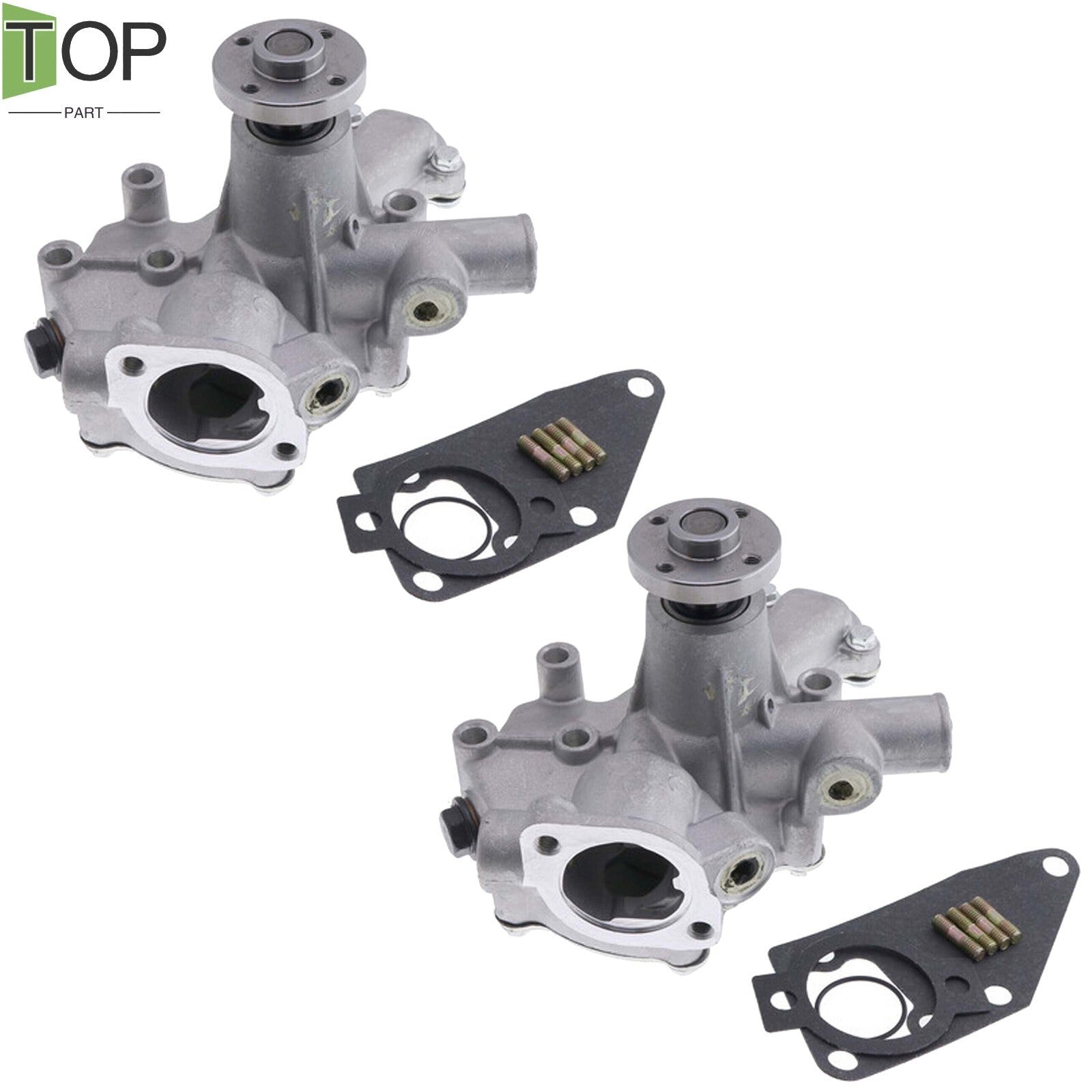 2X Water Pump for Yanmar F195 FX195 F235 FX235 F255 129107-42002 129150-42000