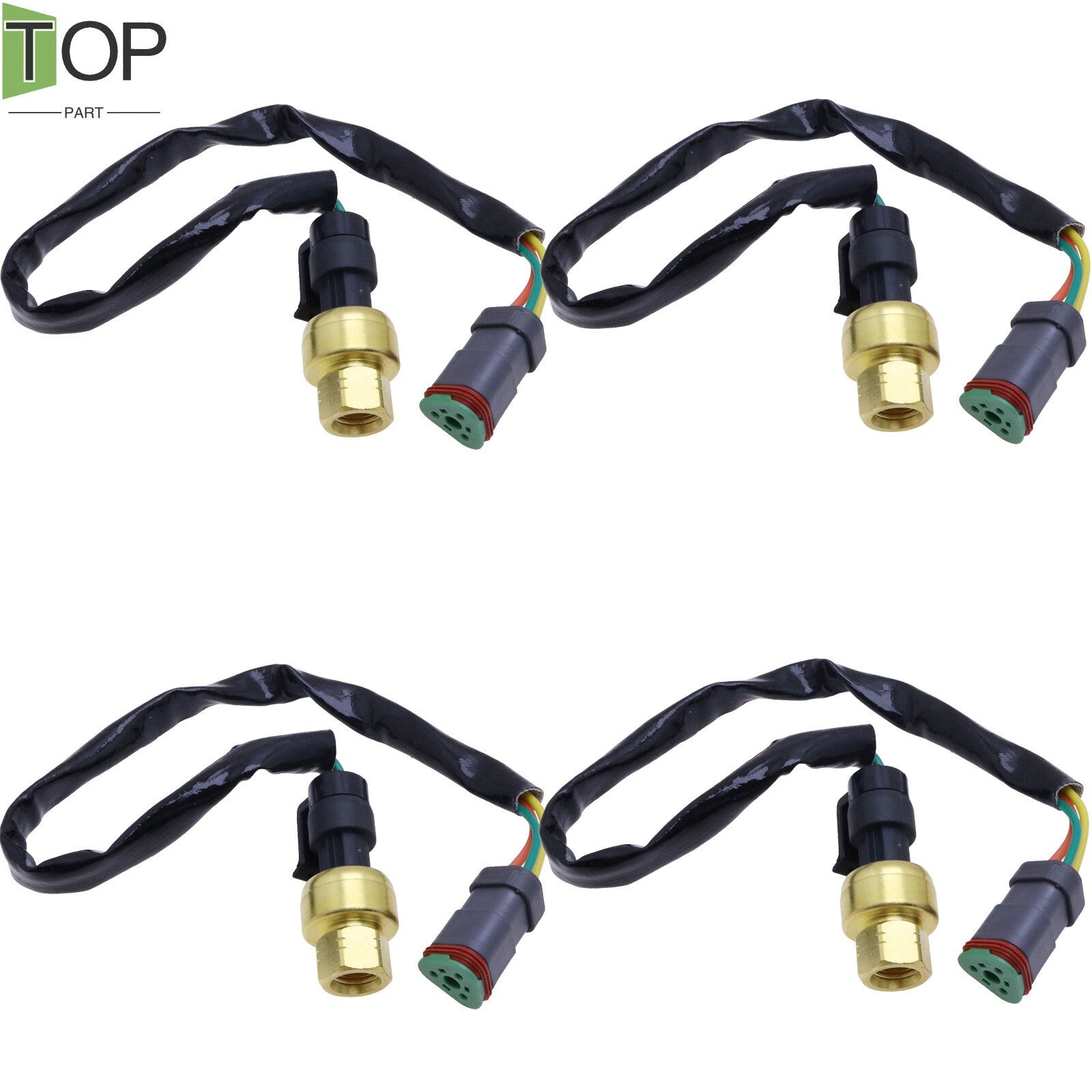4X Heavy Duty Pressure Sensor CAT Caterpillar C15 C12 194-6724 1946724