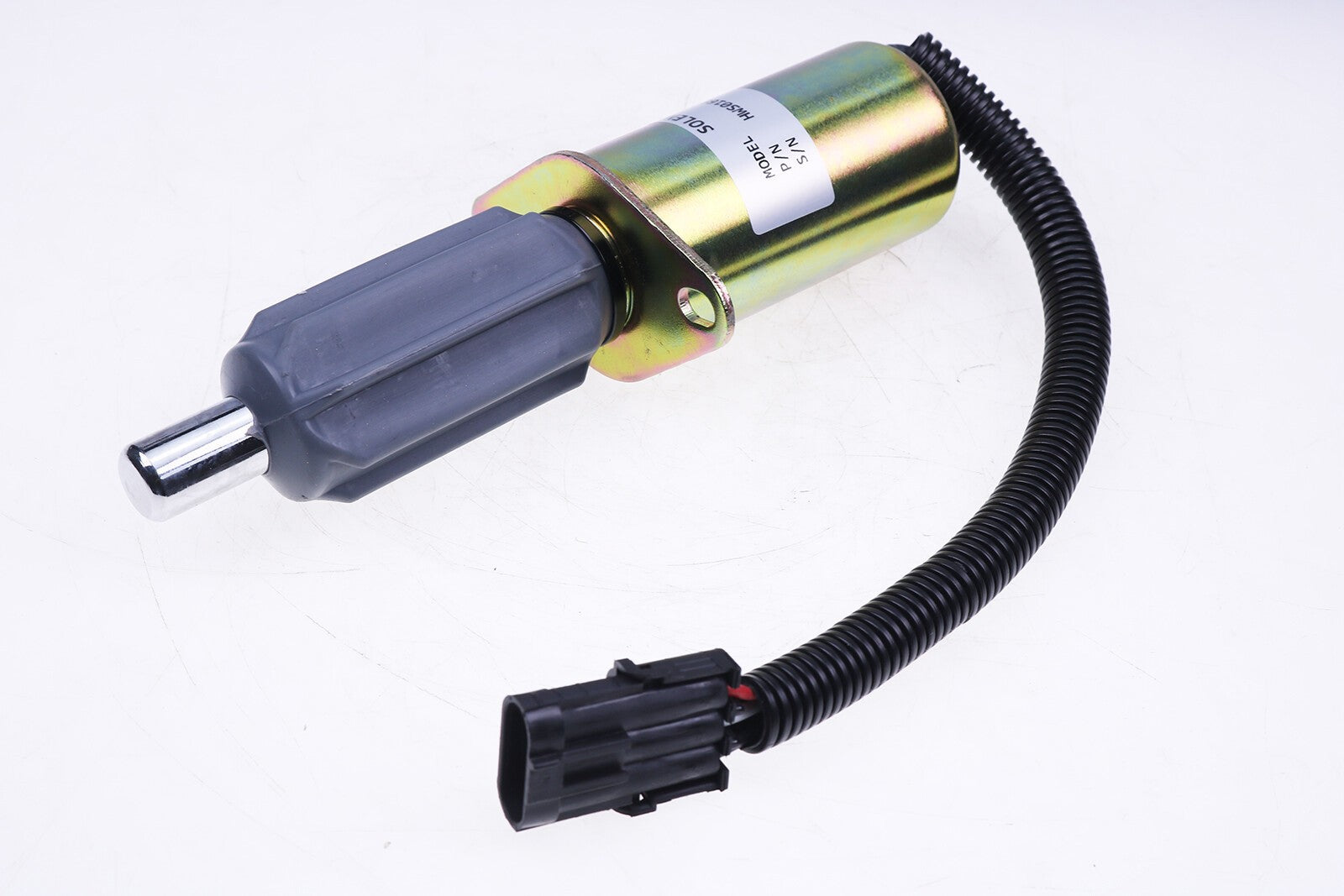 2X 12V Fuel Cut Off Solenoid Valve 3921978 3918600 for Cummins 6CT 6CTA Engine