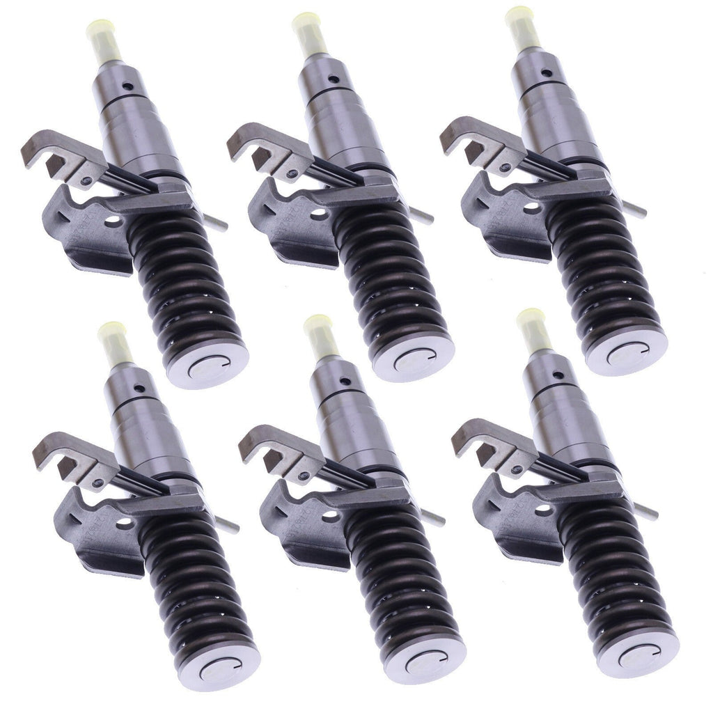 6X Fuel Injectors 1278216 0R8682 107-7732 for Caterpillar 3114 3116 Engine