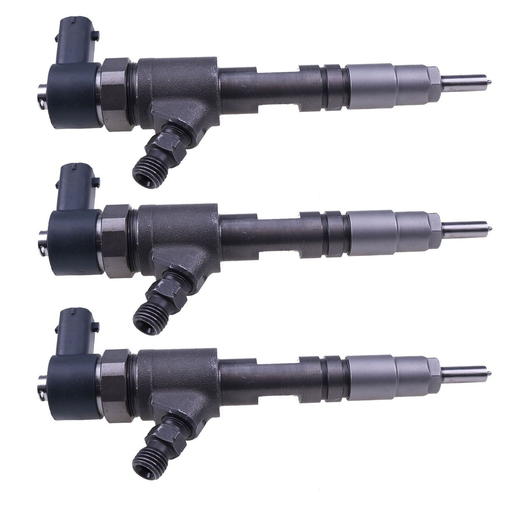3X New Fuel Injectors 1J808-53052 0445110775 for Kubota Loader R430 D1803 V2403