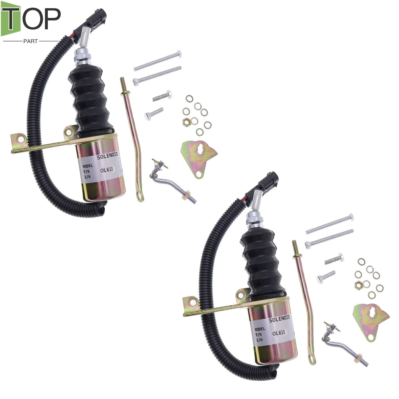 2X Deutz Bosch RSV 12V Fuel Shutoff Solenoid SA-3742-12 3932017 New