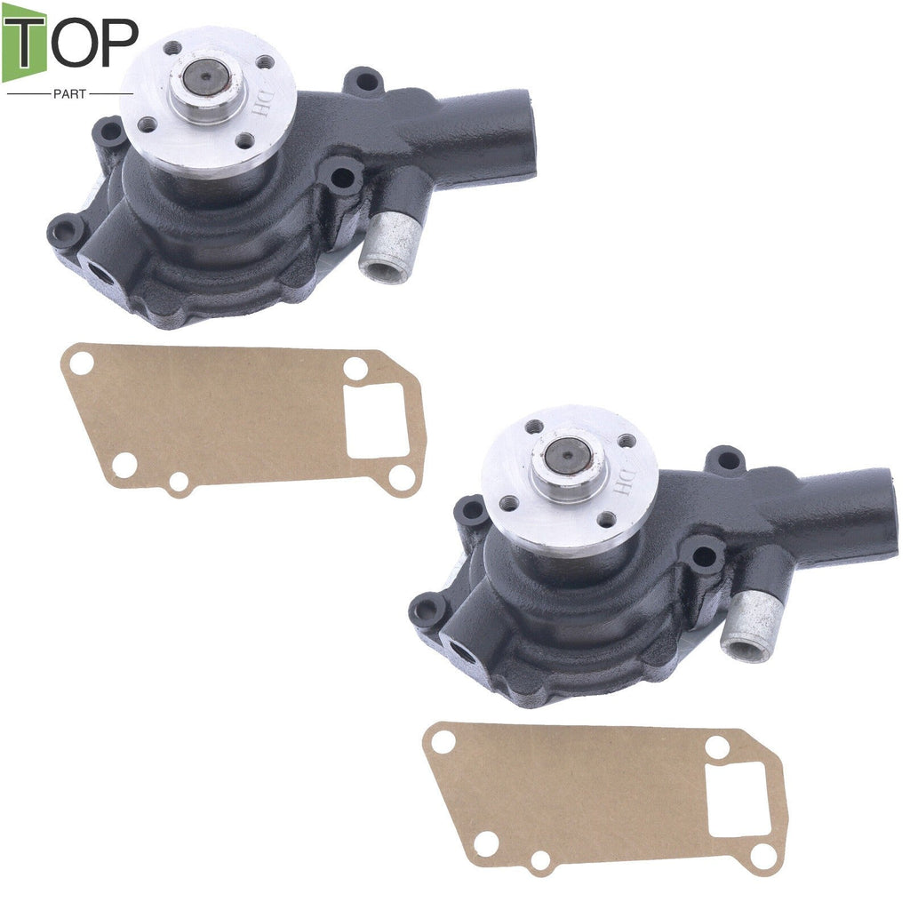 2X Water Pump 8943768431 for Hitachi EX100-2 EX100-3 EX120-2/3 EX90-2 4BD1