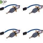 4X Fuel Shut Off Solenoid for Cummins 3934972 3832211 SA-4026-12