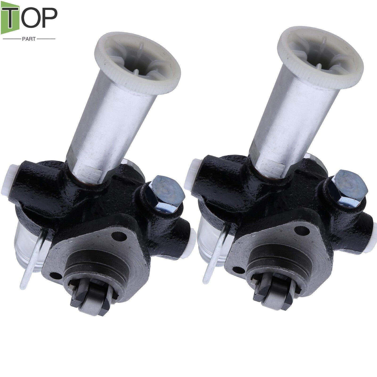 2X Fuel Pump AR63831 for John Deere 4240 690B 693B 740 4430 4630 8430