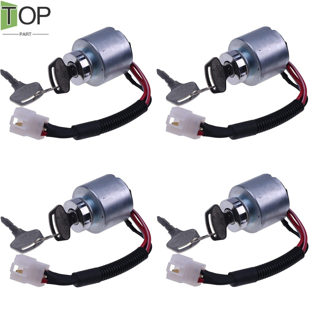 4X Ignition Key Switch for Kubota BX G M TG ZD 66101-55200 Replacement