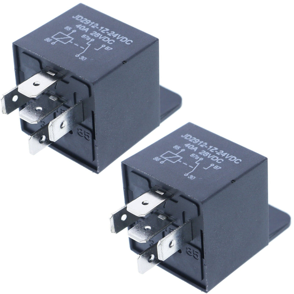 2X Genie 56302GT Relay 24V 30/40A 5-Terminal Garage Door Opener Parts