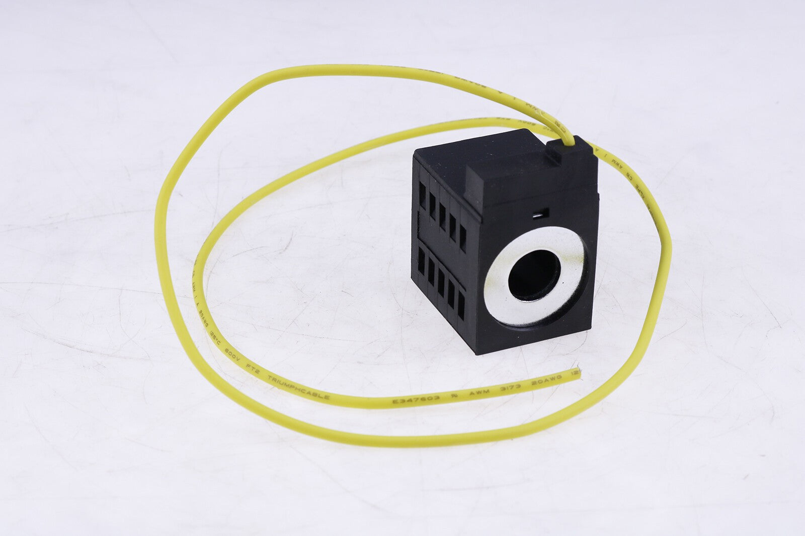 Deltrol 10226-08 Solenoid Coil 10V DC 25W Single Lead Wire #1022608