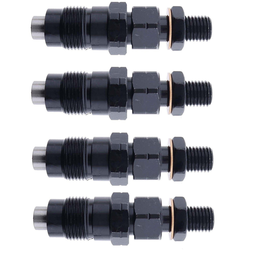 4X Fuel Injectors 119717-53001 129931-53000 for Yanmar 3TNV76 4TNE92 Engine