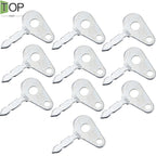 (10) Ignition Keys for Lucas Ford New Holland Case Tractor T250 8223438 54324157