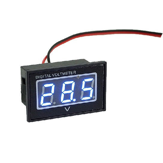 Blue V40D 12V-30V Digital LED Voltage Meter DC Auto Gauge Voltmeter
