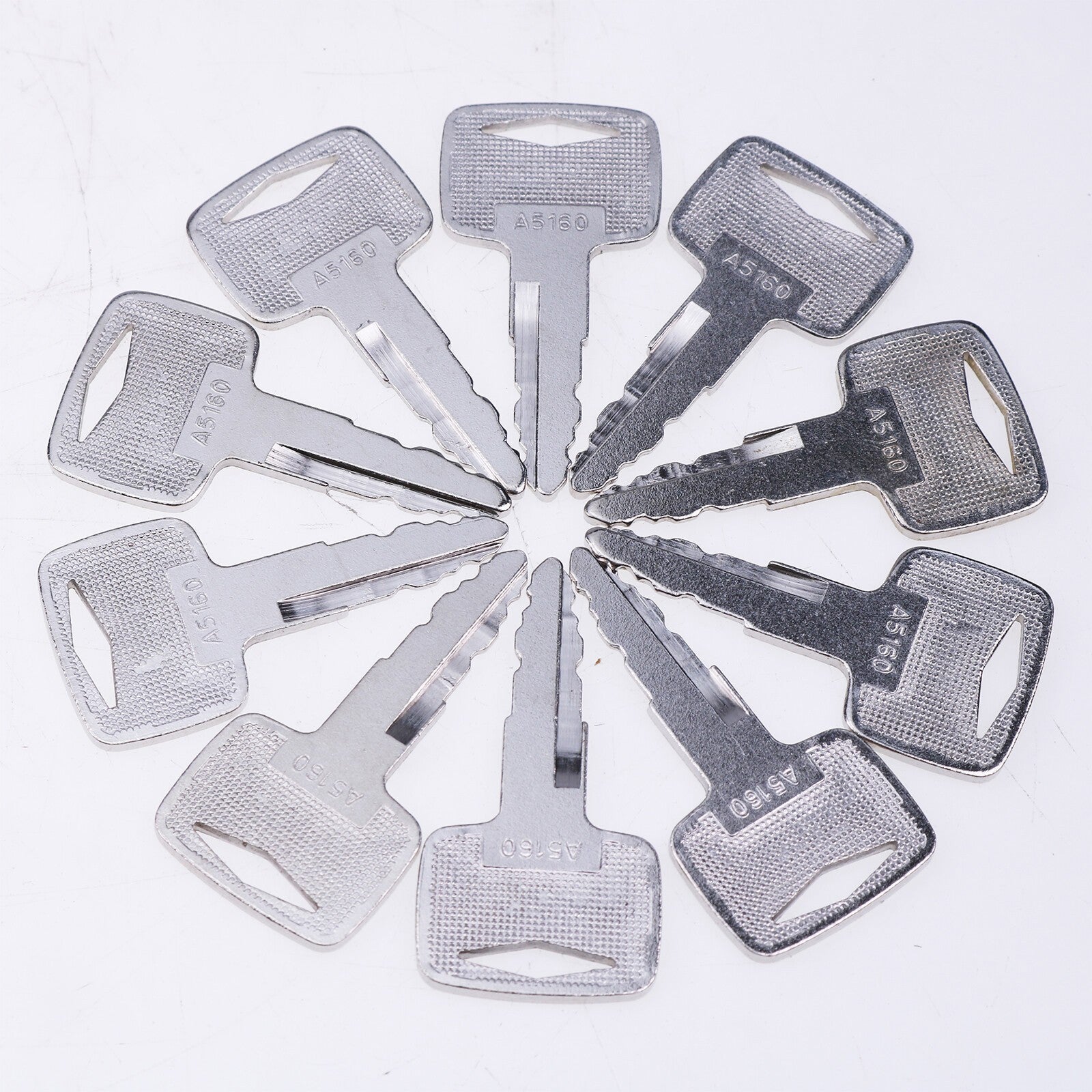10 Starter Ignition Replacement Keys #A5160 - Set of 10 Durable Keys
