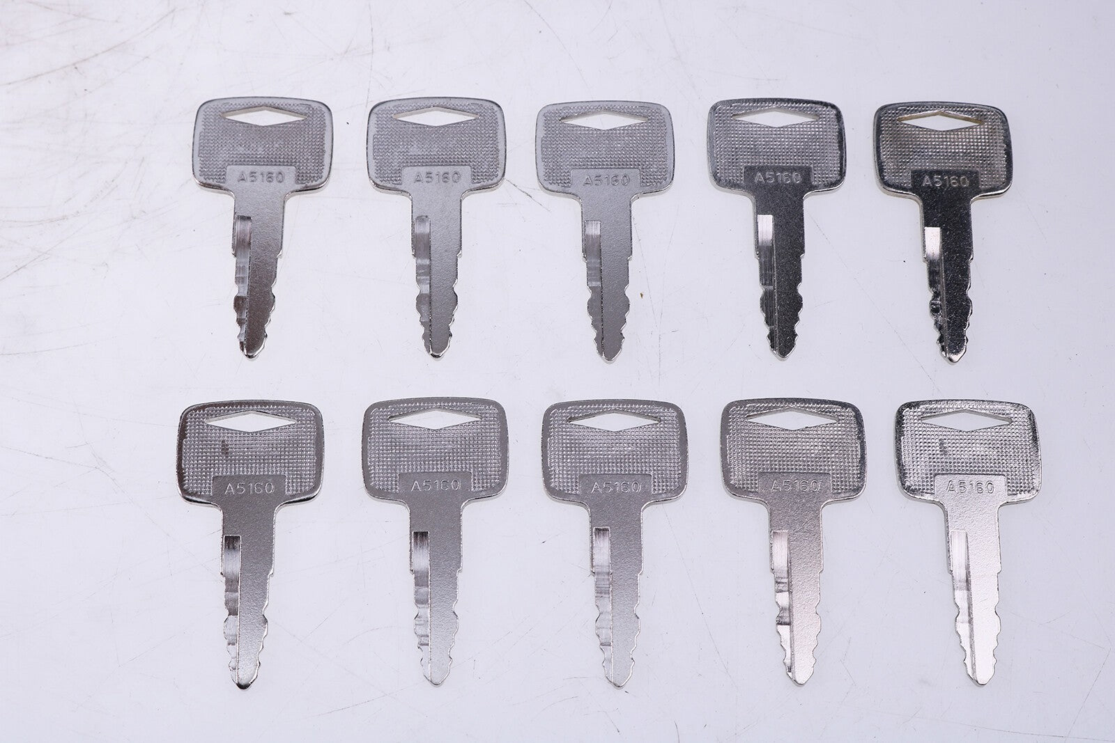 10 Starter Ignition Replacement Keys #A5160 - Set of 10 Durable Keys