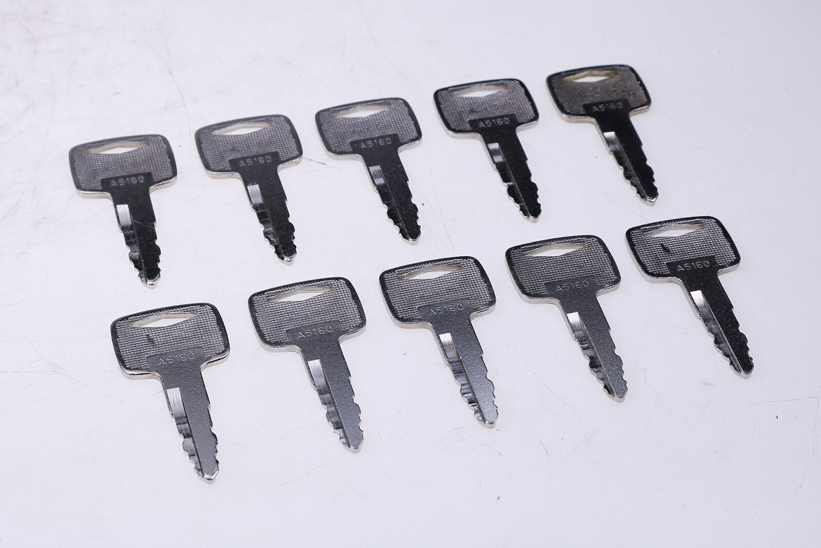 10 Starter Ignition Replacement Keys #A5160 - Set of 10 Durable Keys