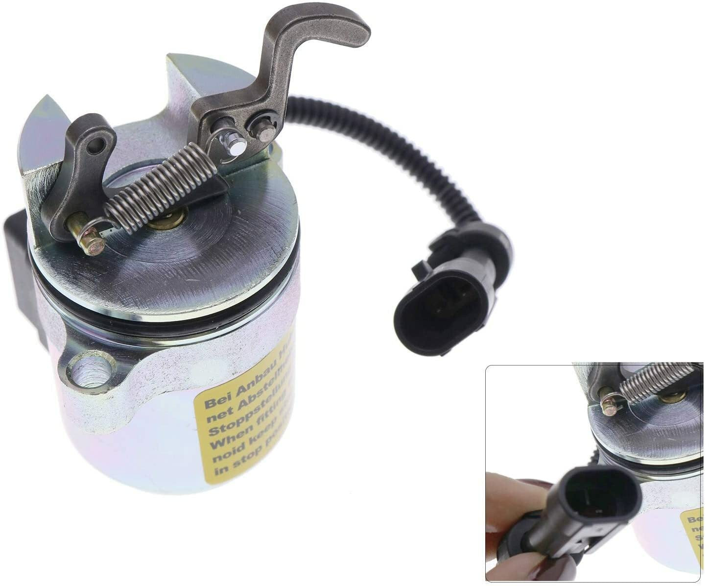 New Shut Off Solenoid 2904956 for Volvo L20B L30B L32 L35 Loaders