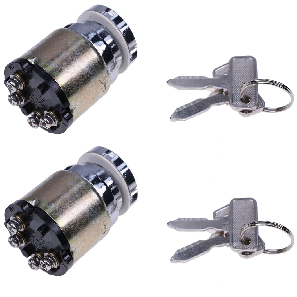 2X Ignition Key Switch 1012415 for Club Car DS Gas Golf Cart 1983-1995