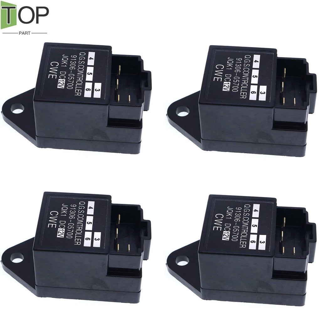4X 91306-05700 Timer Relay for Mitsubishi K3A K3B K3C K3D - New Parts