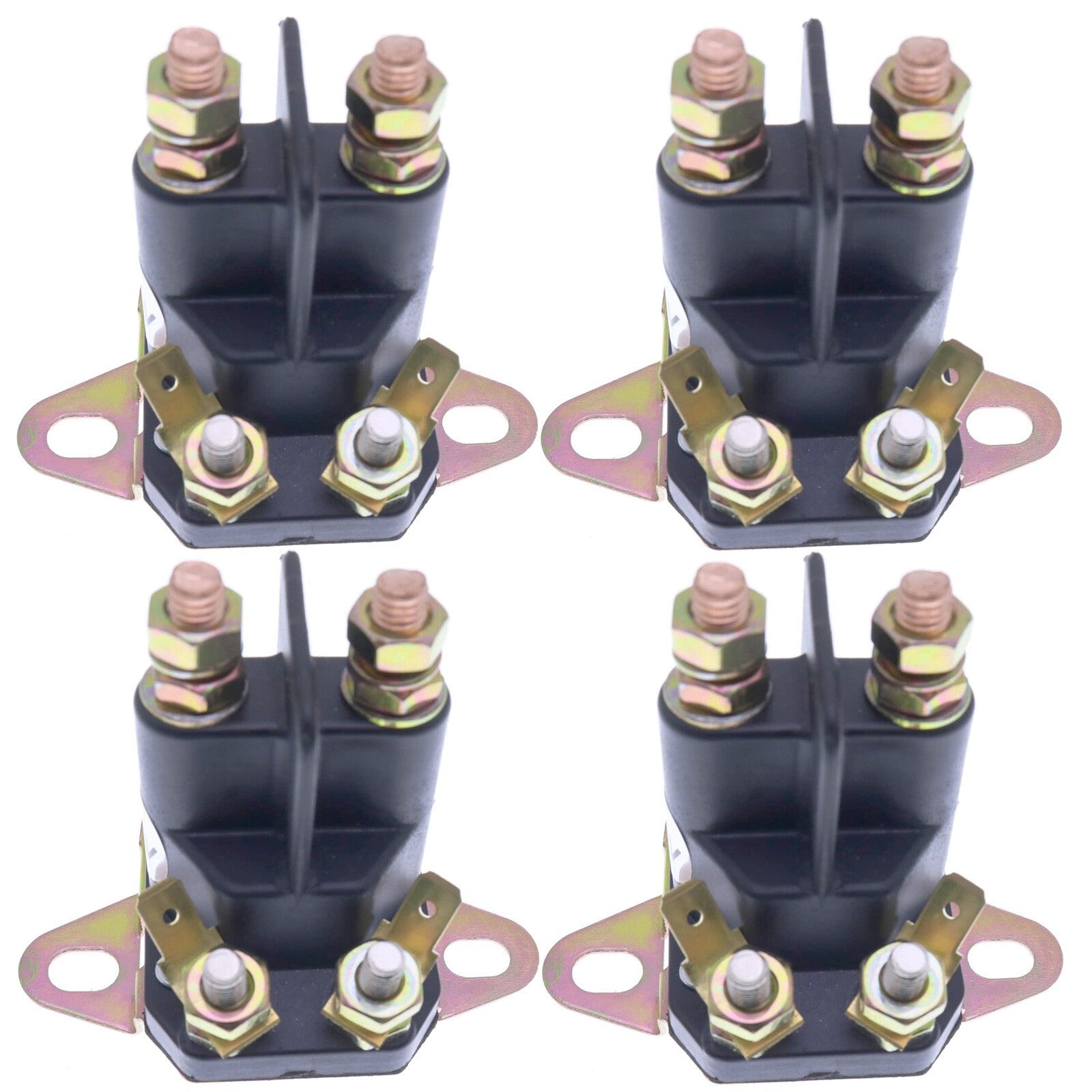 4X 12V 4-Terminal Starter Solenoid for Toro 8921221210 Replacement Parts