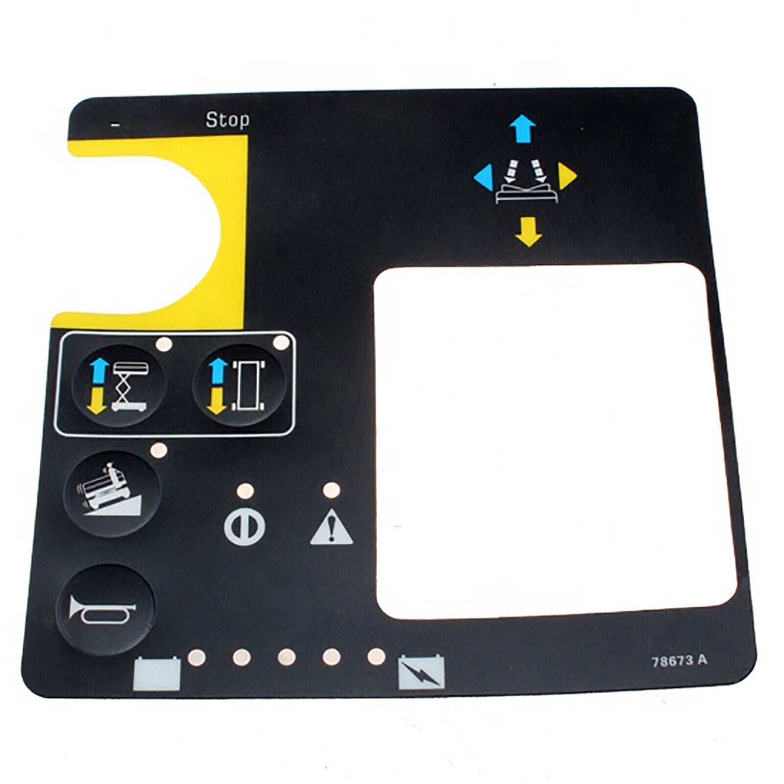 Genie Control Panel Decal 78673GT for GS-1530 GS-1930 GS-2646 GS-3246
