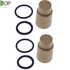2X 6661807 Hydraulic Case Drain Filter Element for Bobcat 645 653 742 743 751