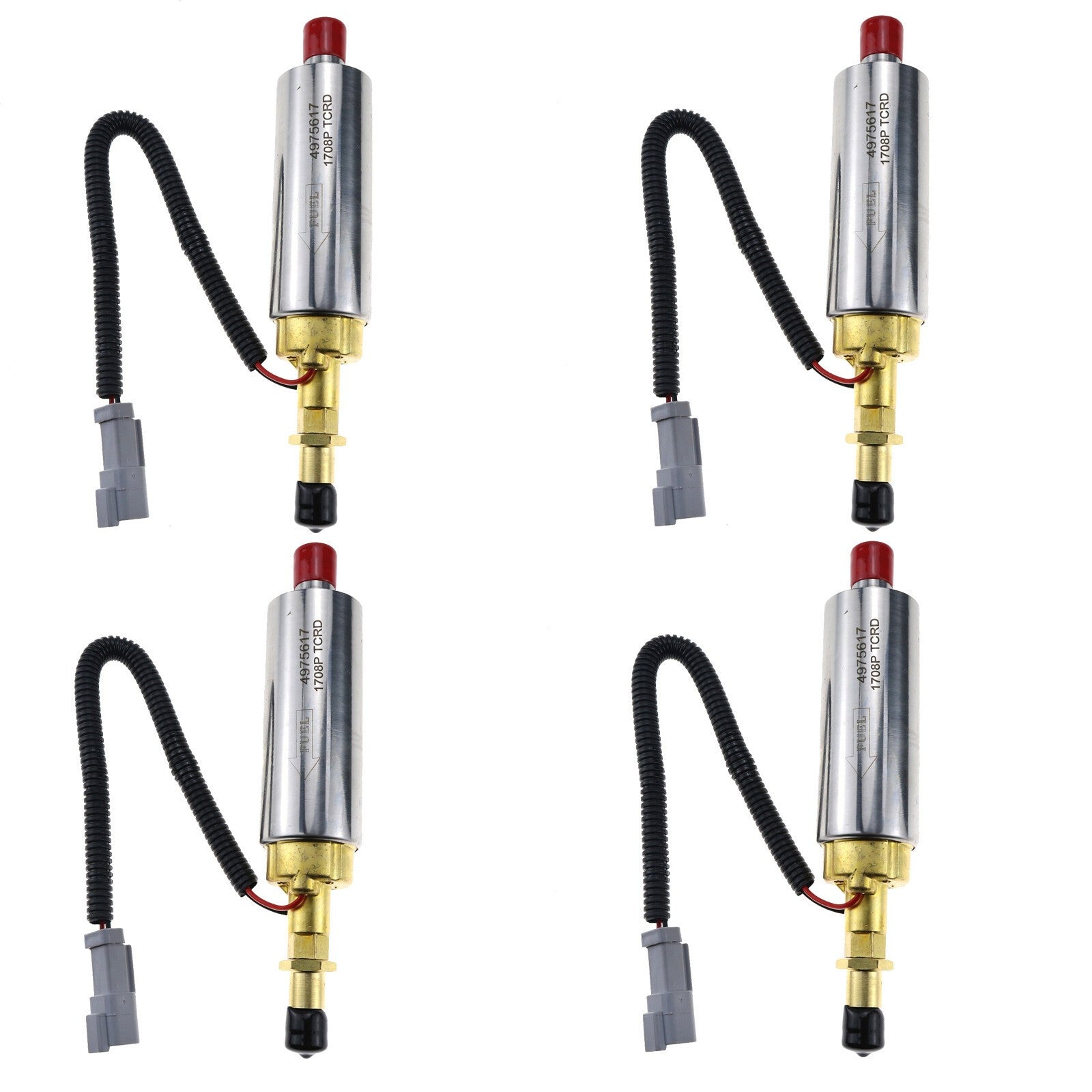 4X Cummins QST30 Fuel Transfer Pump 4975617 Replacement Parts Set