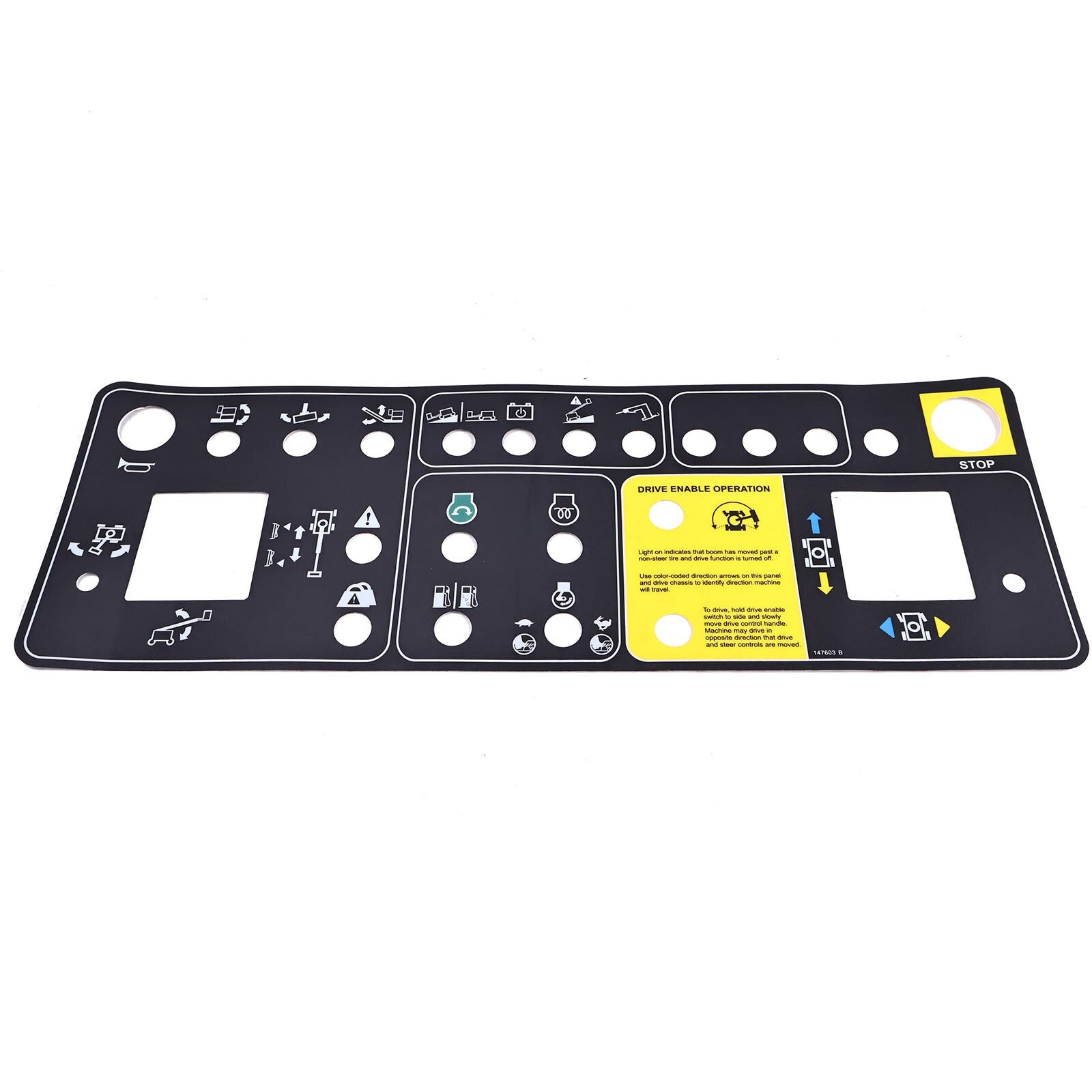 New 147575GT Control Panel Decal for Genie S-65TRAX S-60TRAX S-85 S-60 S-65