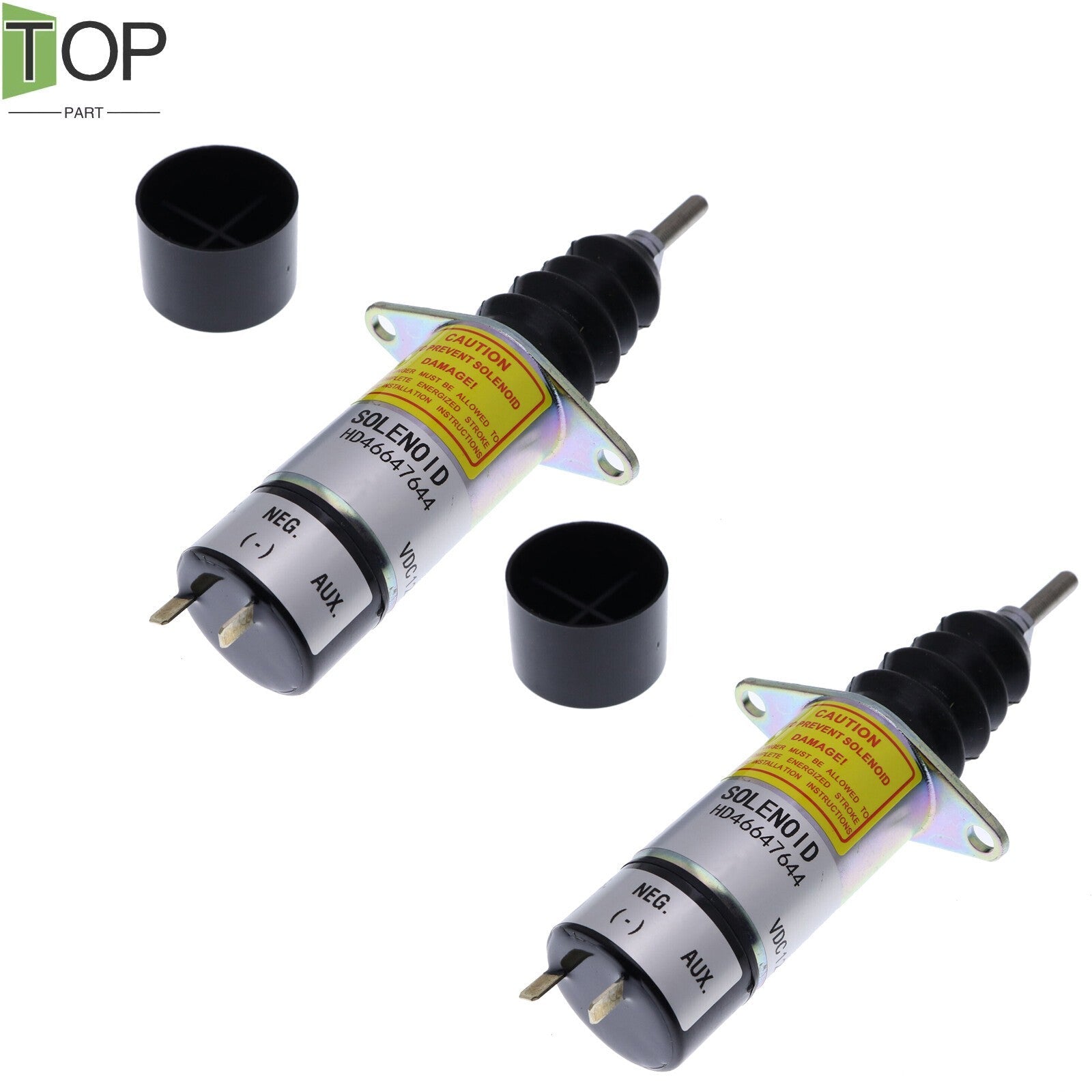 2X Miller 12V Shutoff Solenoid Valve 091543 091544 New Replacement Parts