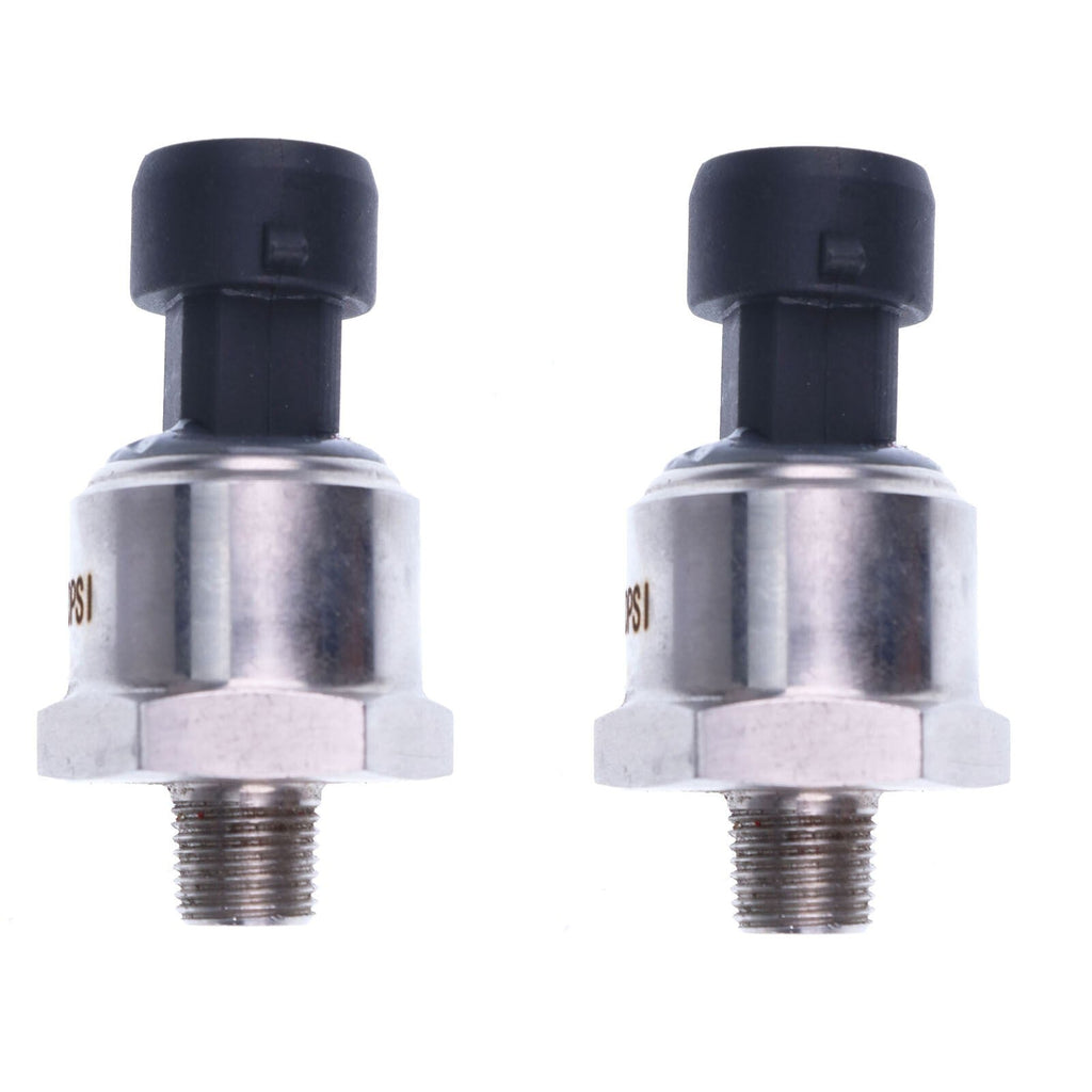 2X 1000PSI Pressure Transducer Sensor 1/8"-27 NPT DC 5V IP67 Gas Air Fuel