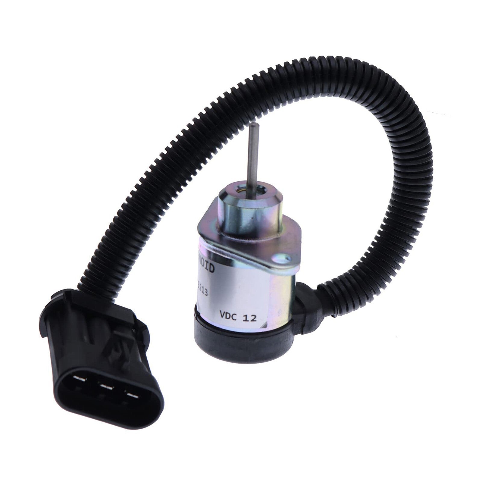 12V Fuel Shut Off Solenoid 7000769 for Bobcat S160 S185 S530 T180 T190 T550