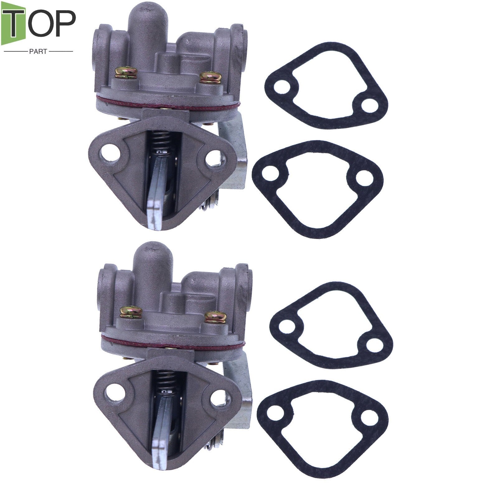 2X Fuel Lift Pump 124070-52010 124070-52011 for Yanmar 2QM15 YSM8 YSM12