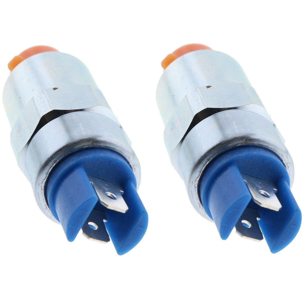2X 24V Stop Solenoid 26420471 for Perkins 1000 Series 1004 1006 Delphi DP200