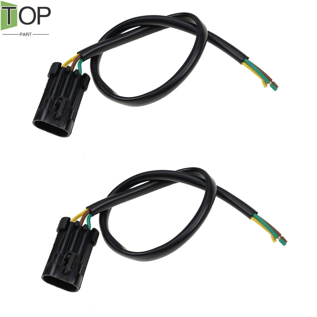2X 3-Pin Wiper Motor Connector Plug 6730321 for Bobcat S100 S175 S205 S220 S300