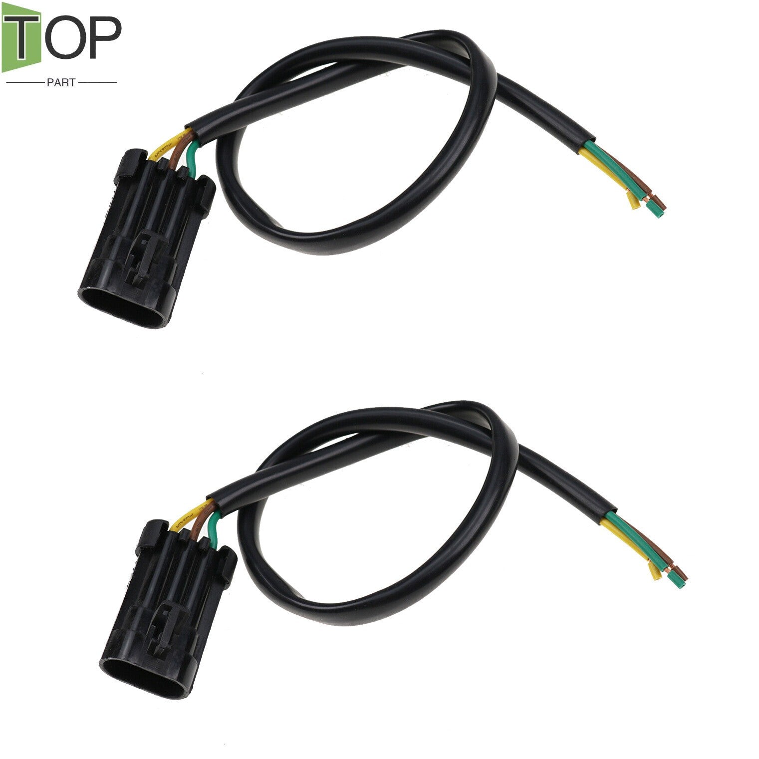 2X 3-Pin Wiper Motor Connector Plug 6730321 for Bobcat S100 S175 S205 S220 S300