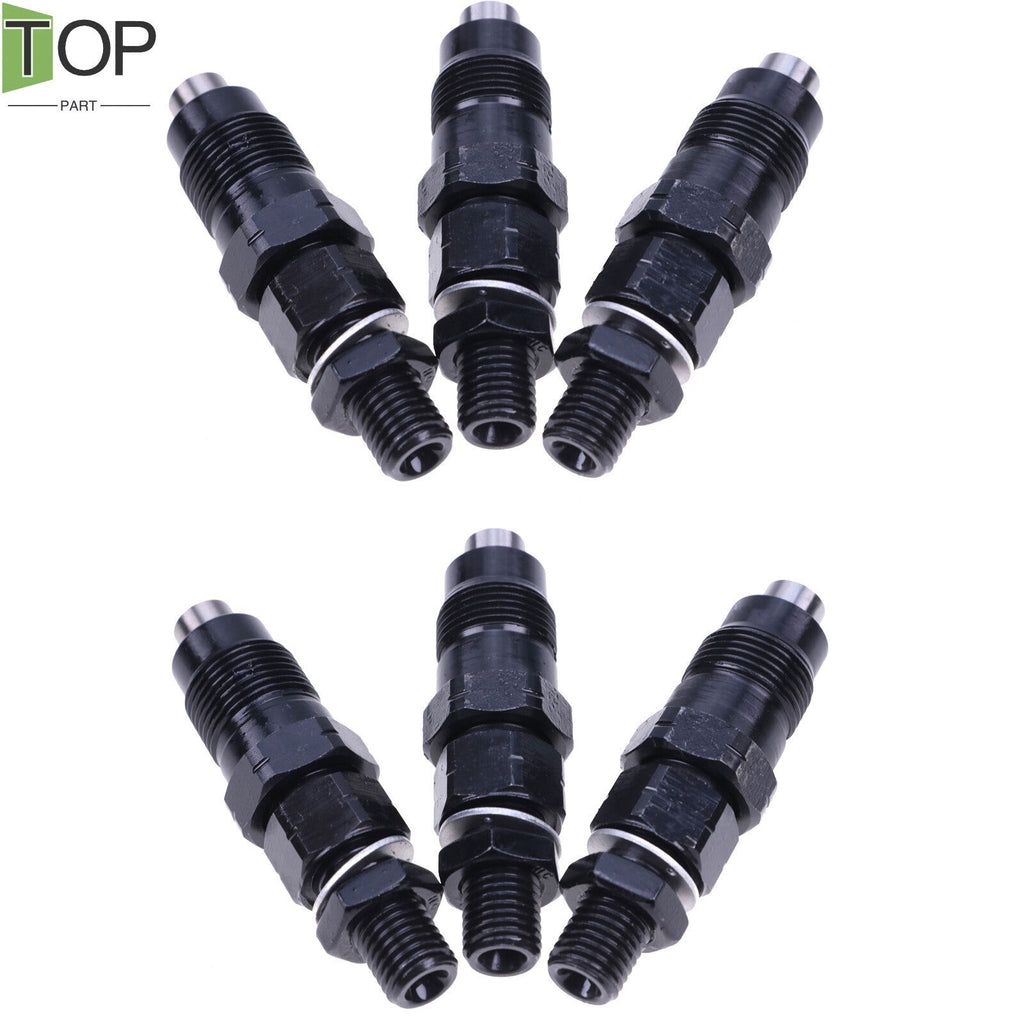 6X 093500-3840 Fuel Injectors for Mitsubishi S4L-31 S6S Engine MM43594101 New