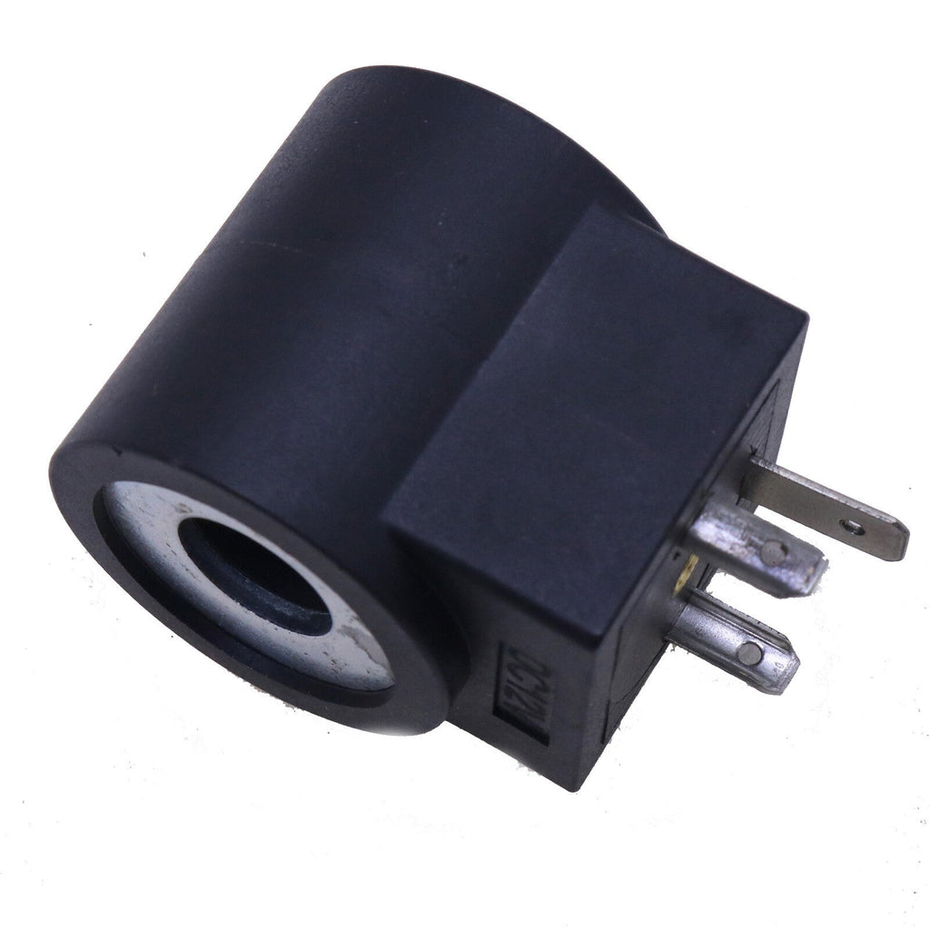 12V Solenoid Valve Coil 3-Prong DIN Connector 7012944 for JLG Lift Equipment