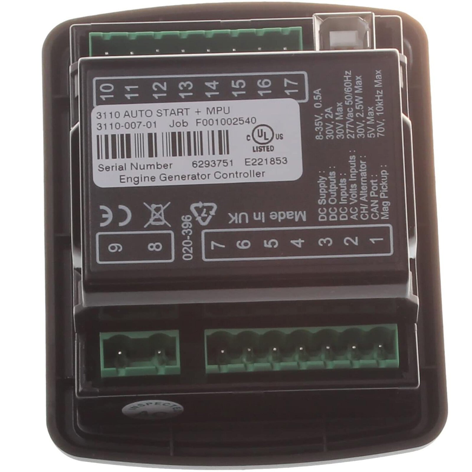 DSE3110 MPU Generator Controller Module Deep Sea Electronics New
