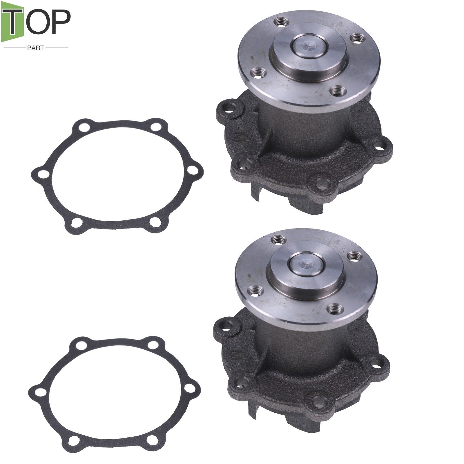 2X Water Pump 136399153 for Perkins 4.135 4.154 4.182 Gehl SL6620 SL6625