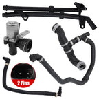 Mercedes-Benz C250 2012-2015 Engine Coolant Pipe & Heater Control Valve Kit L4