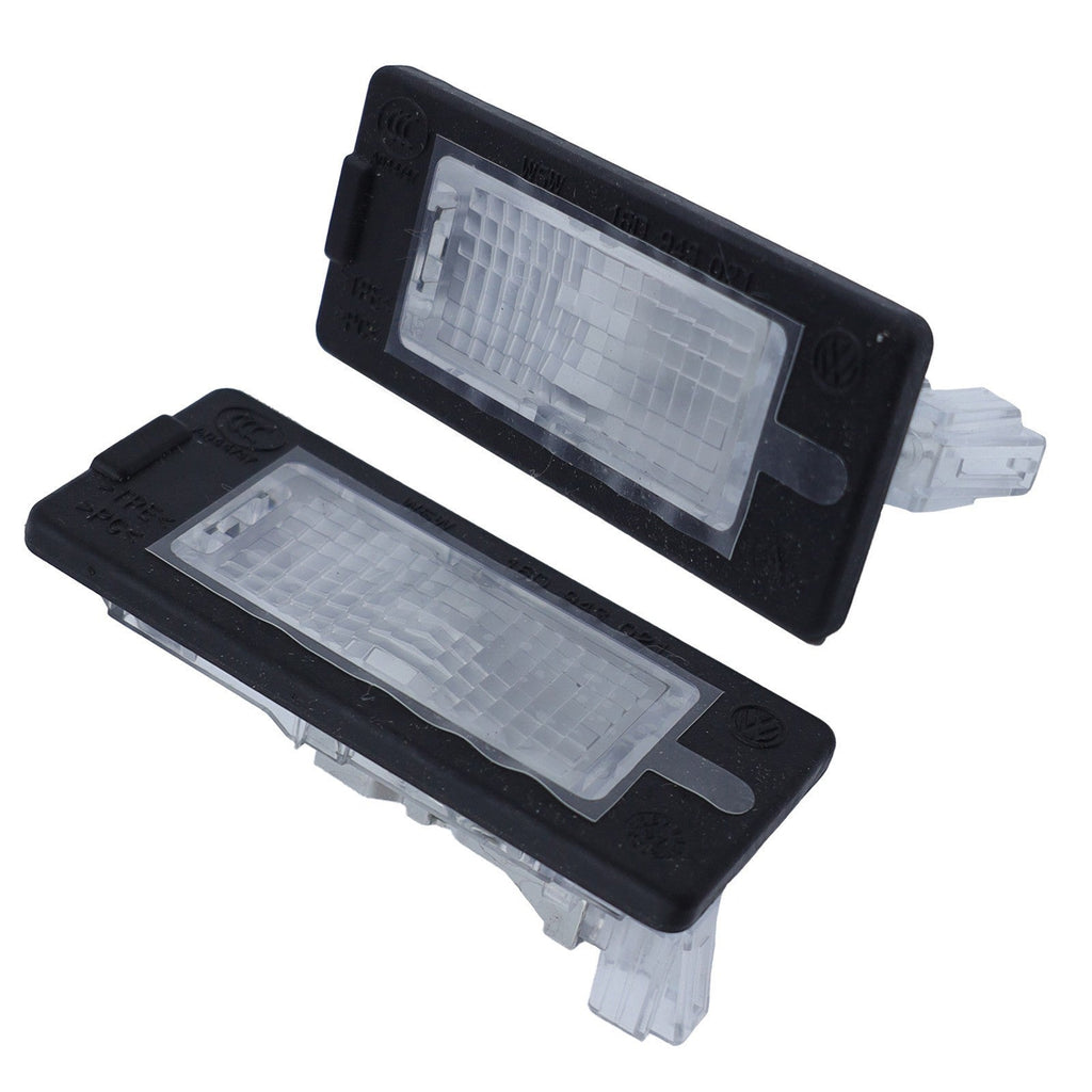 2x Rear License Plate Light for VW Volkswagen Passat Jetta Tiguan Touareg Seat