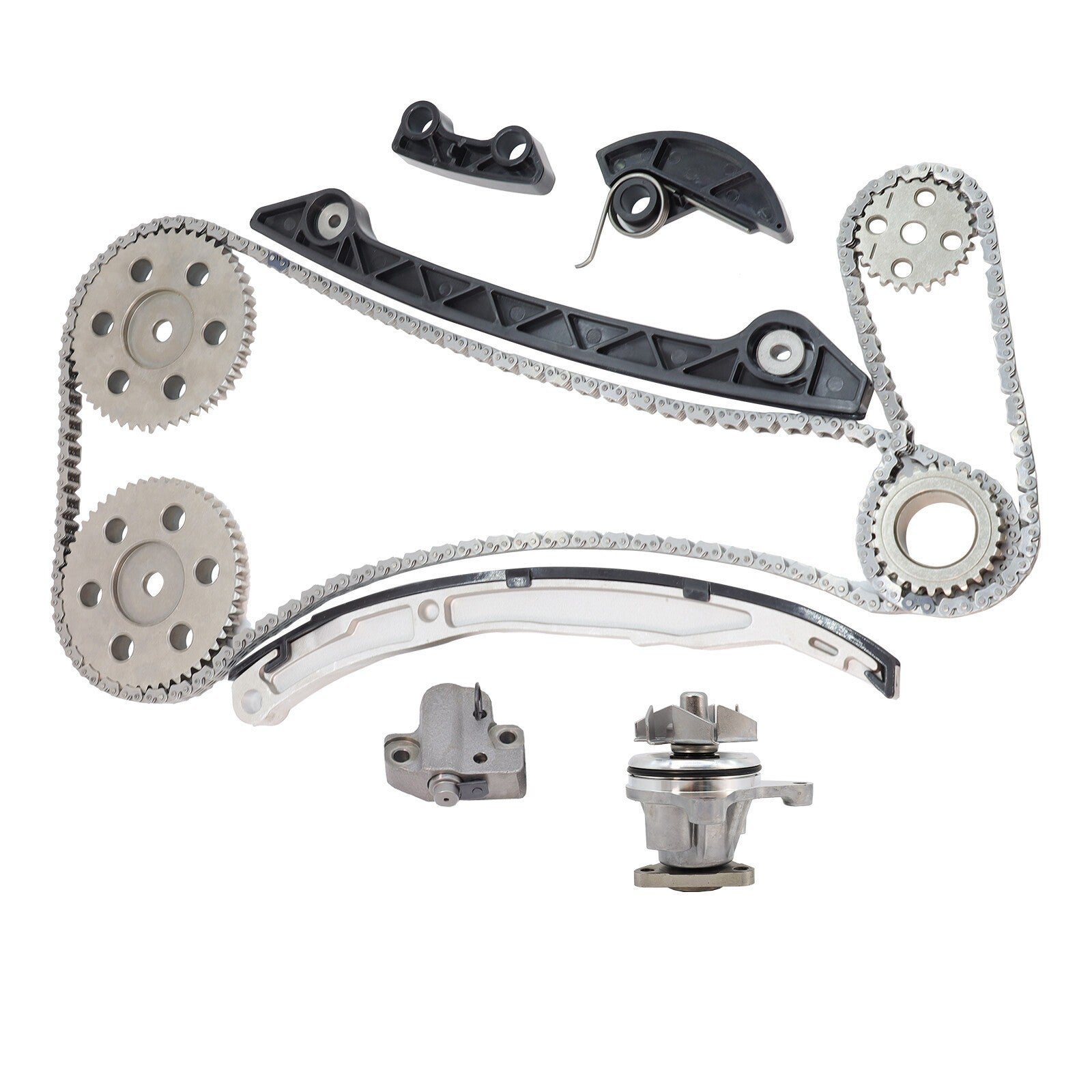 Mazda 3 5 6 CX-7 2.3L 2.5L Timing Chain Kit & Water Pump 2008-2013
