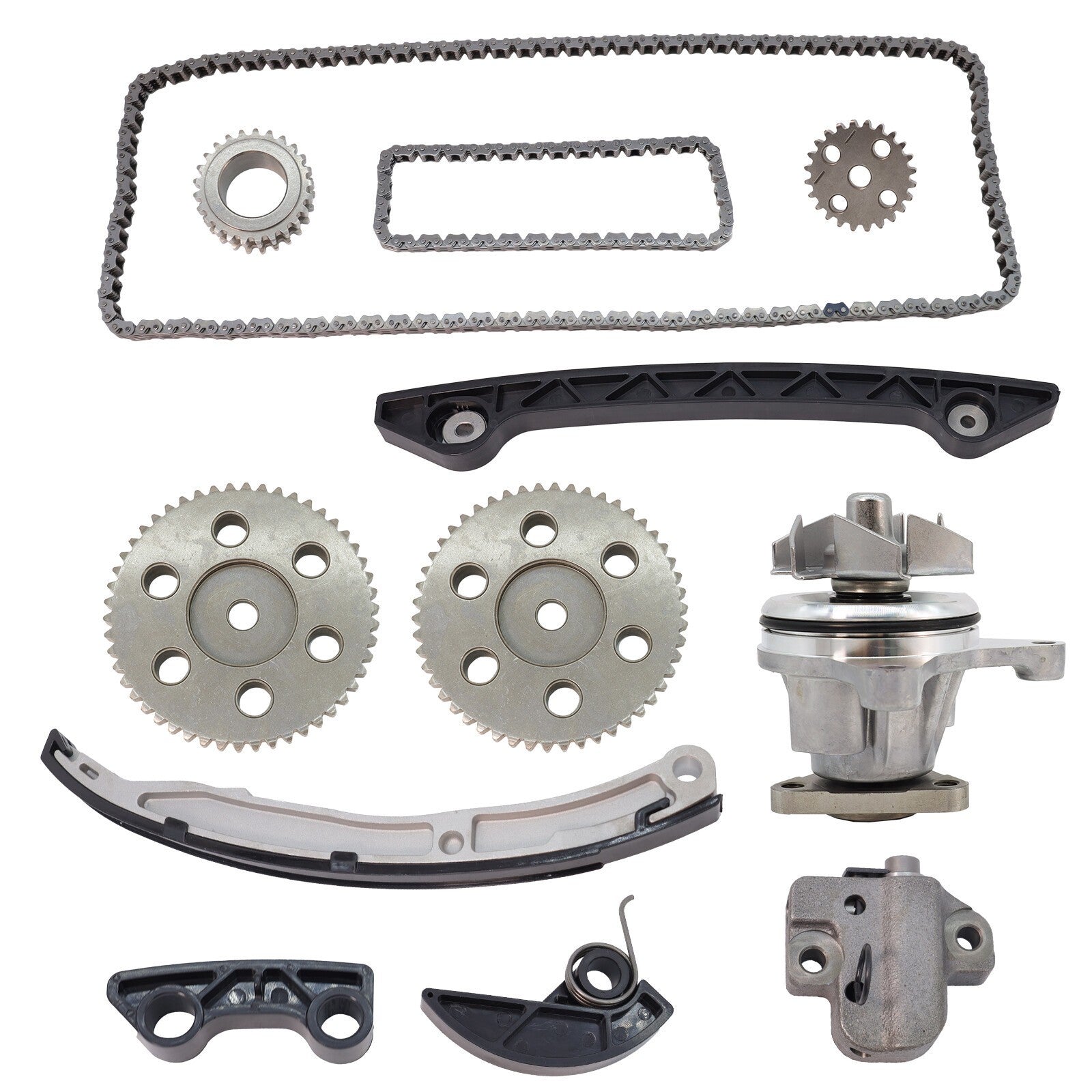 Mazda 3 5 6 CX-7 2.3L 2.5L Timing Chain Kit & Water Pump 2008-2013
